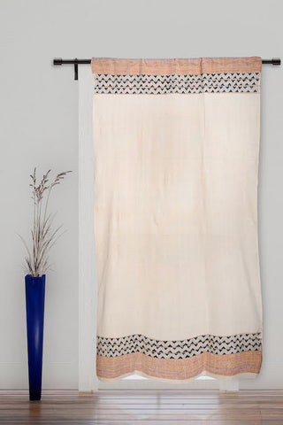 Khesh Kantha Cotton Door Curtain- Single Panel