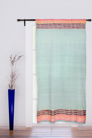 Khesh Kantha Cotton Door Curtain- Single Panel