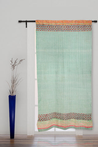Khesh Kantha Cotton Door Curtain- Single Panel
