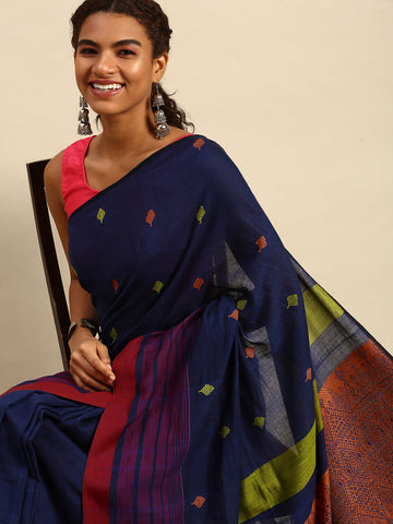 Hand woven Assamese Cotton Saree