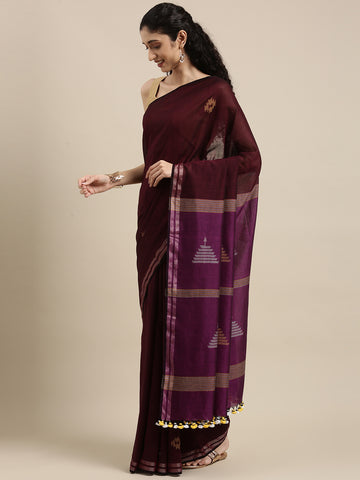 Handloom Jamdani Cotton Saree