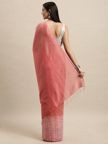 Hand Woven Shibori Cotton Saree