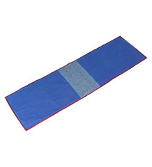 Blue Yellow Dhuniya Handloom Cotton Table Runner