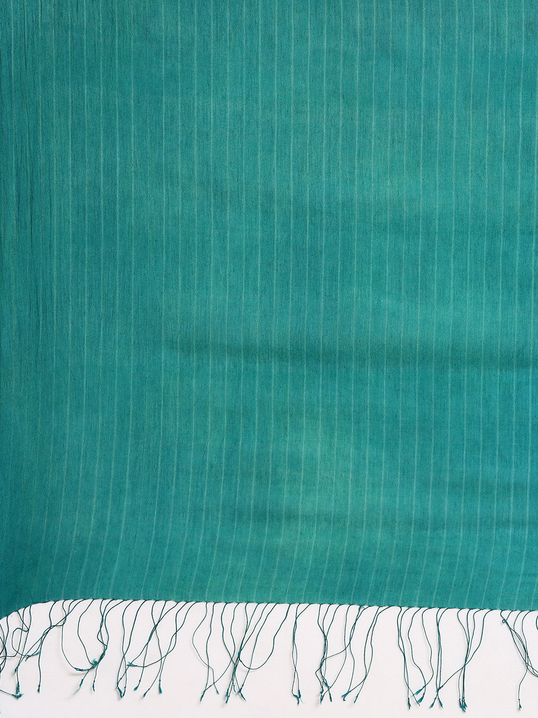 Sea Green Handcrafted Woven Shibori  Cotton Saree