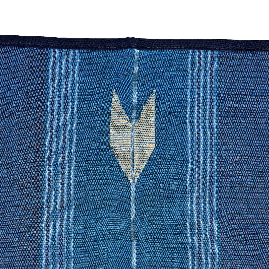 Blue Jamdani Cotton Table Mats- 4Pack