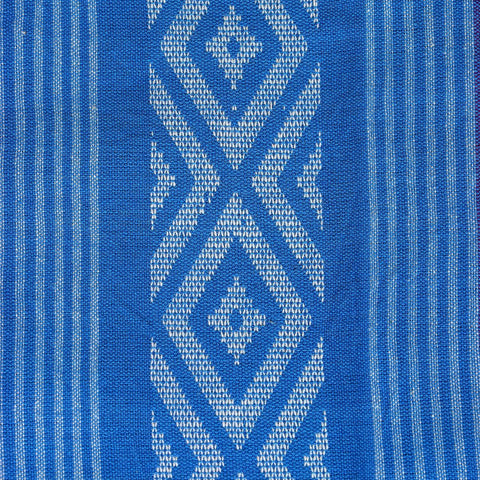 Purple White Cotton Table Mats- 4Pack