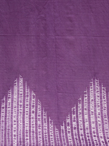 Purple Woven Shibori Silk Cotton  Saree