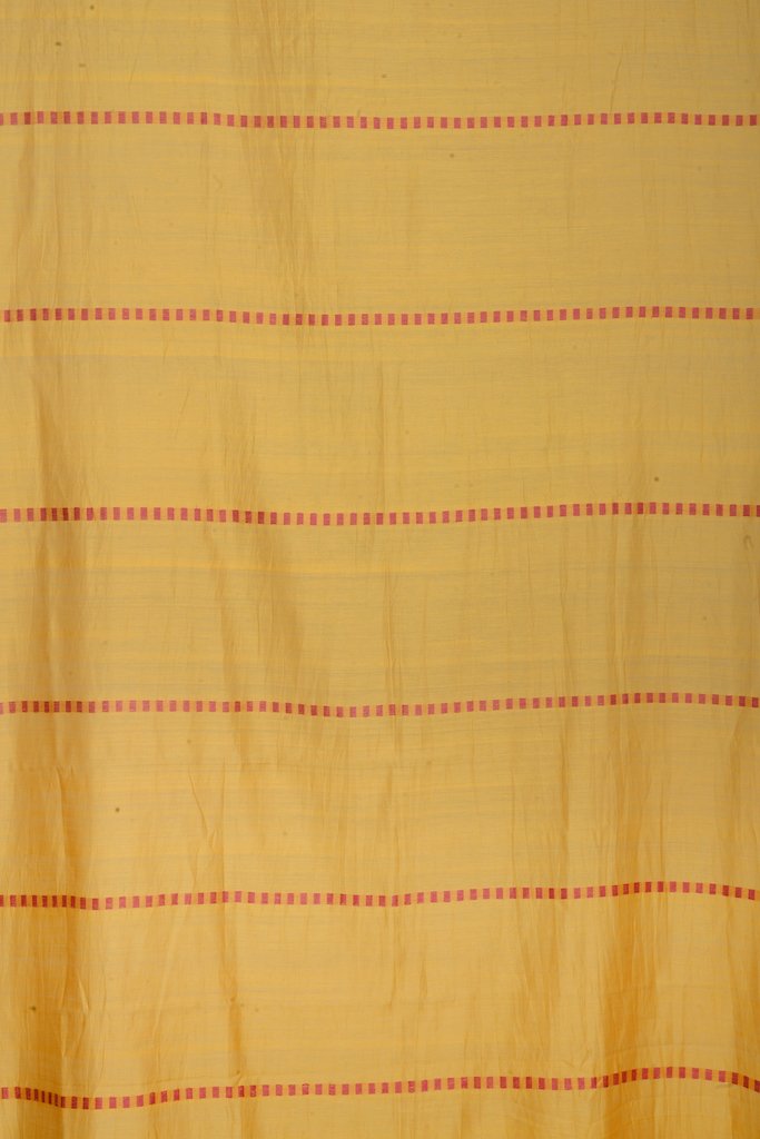 Beautiful Yellow Silk Cotton Handloom Door Curtain Curtains Arteastri 