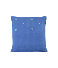 Load image into Gallery viewer, Blue Handwoven Cotton Cushion Cover - Arteastri