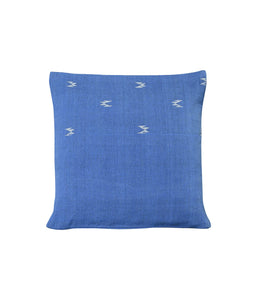 Blue Handwoven Cotton Cushion Cover - Arteastri