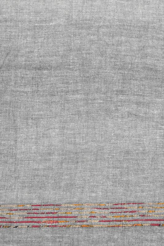Grey Handloom Khesh Kantha Stitch Cotton Saree saree Arteastri 