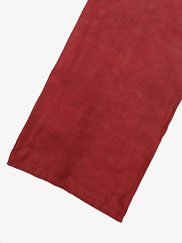 Grey Maroon Dhuniya Handloom Cotton Table Runner Runners Arteastri 