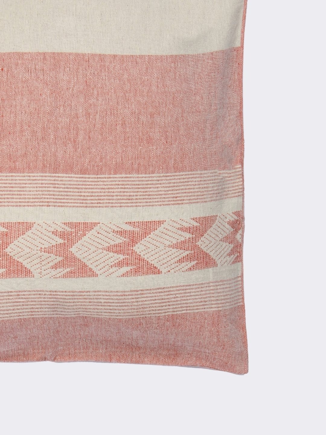 Handcrafted Pink Chevron Cotton Cushion Covers - Arteastri