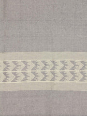 Handloom Cotton Ivory Grey Rod Pocket Door Curtain - Arteastri
