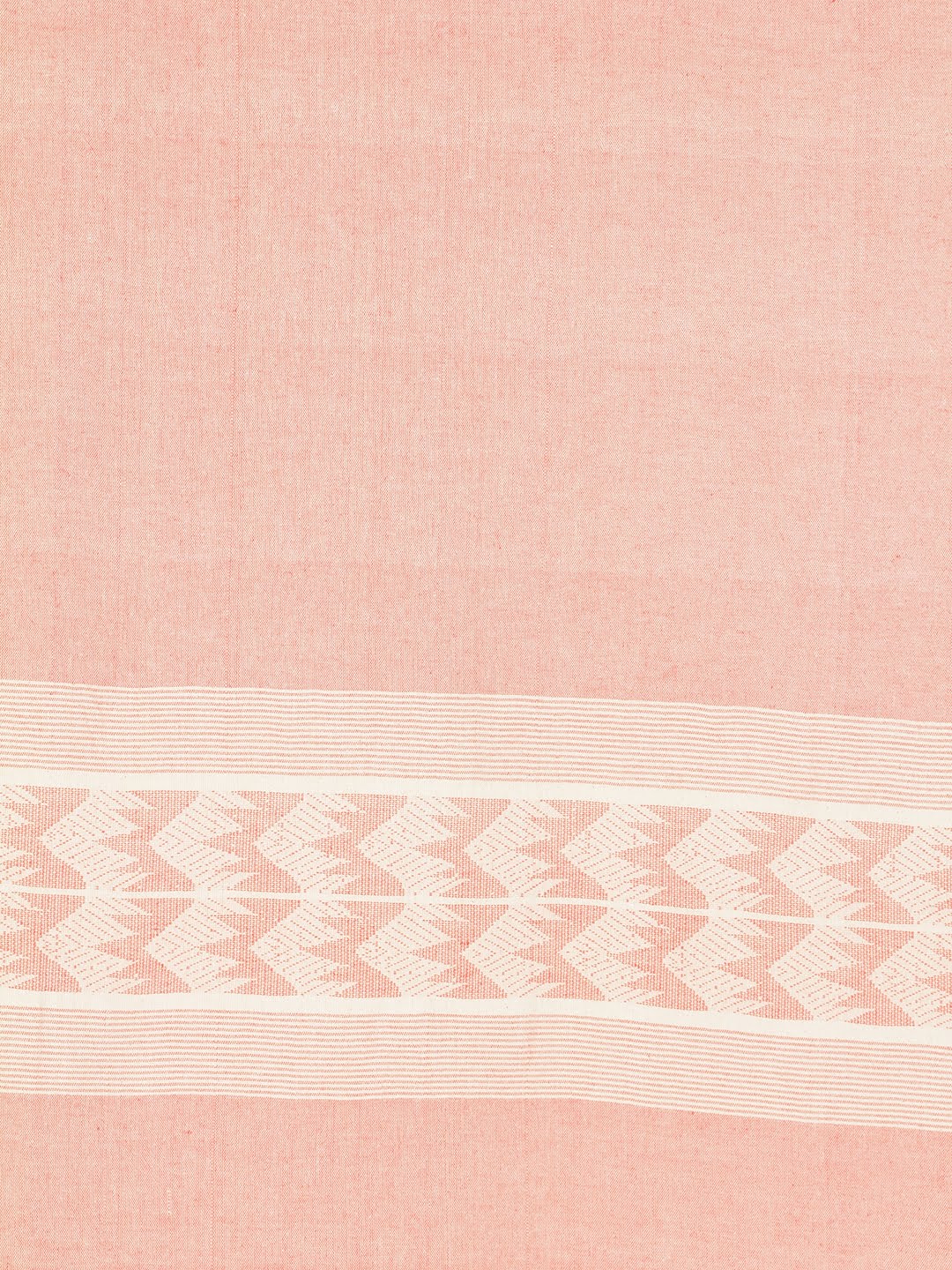 Handloom Cotton Ivory Pink Rod Pocket Door Curtain - Arteastri