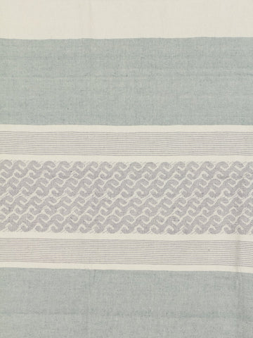 Handloom Cotton Sage Green Rod Pocket Door Curtain - Arteastri