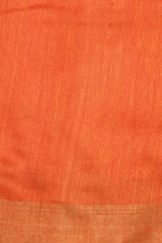 Stylish Yellow Orange Handloom Matka Silk Jamdani Saree - Arteastri